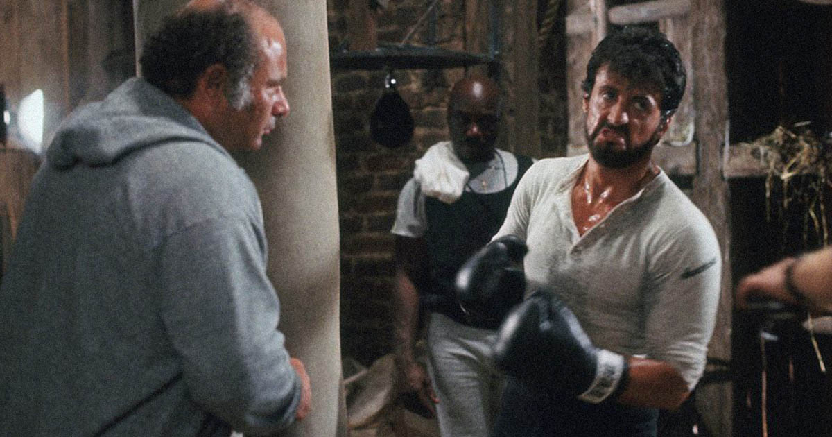 Kadr z filmu "Rocky IV" (1985).