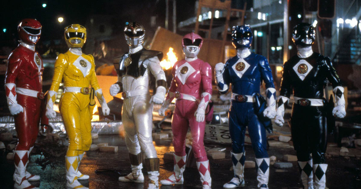 Kadr z filmu "Power Rangers" (1995).