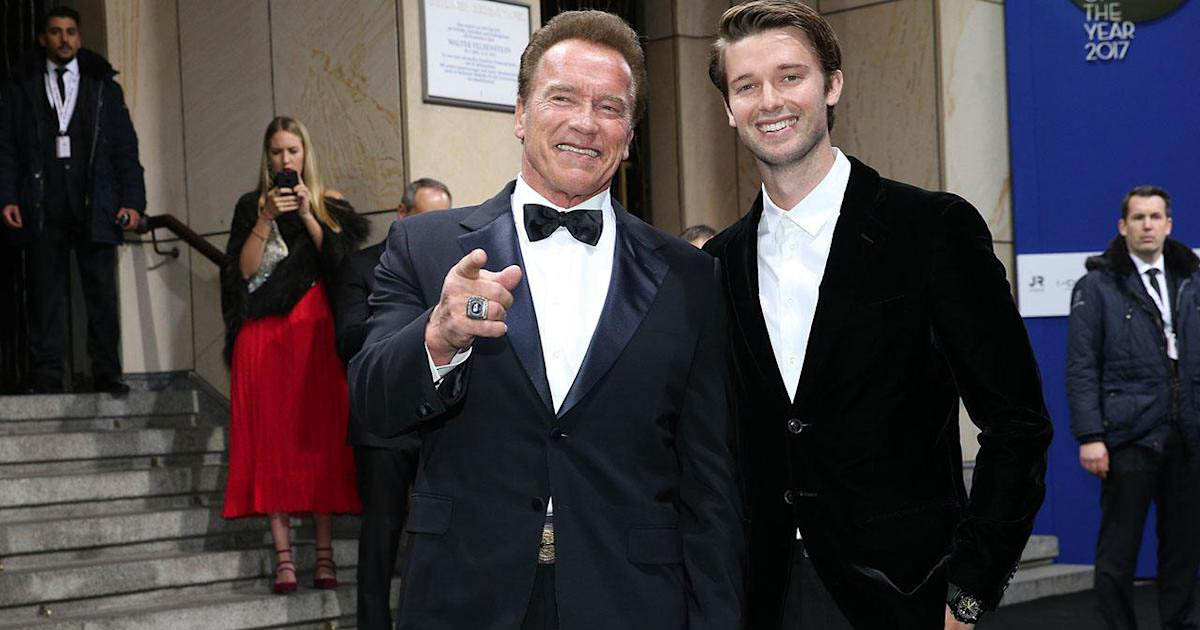 Arnold Schwarzenegger i Patrick Schwarzenegger.